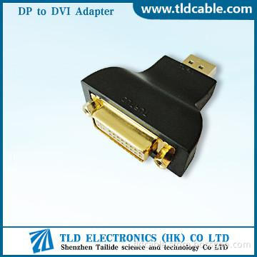 Glod Plated DP to DVI Adapter (Male to Female)